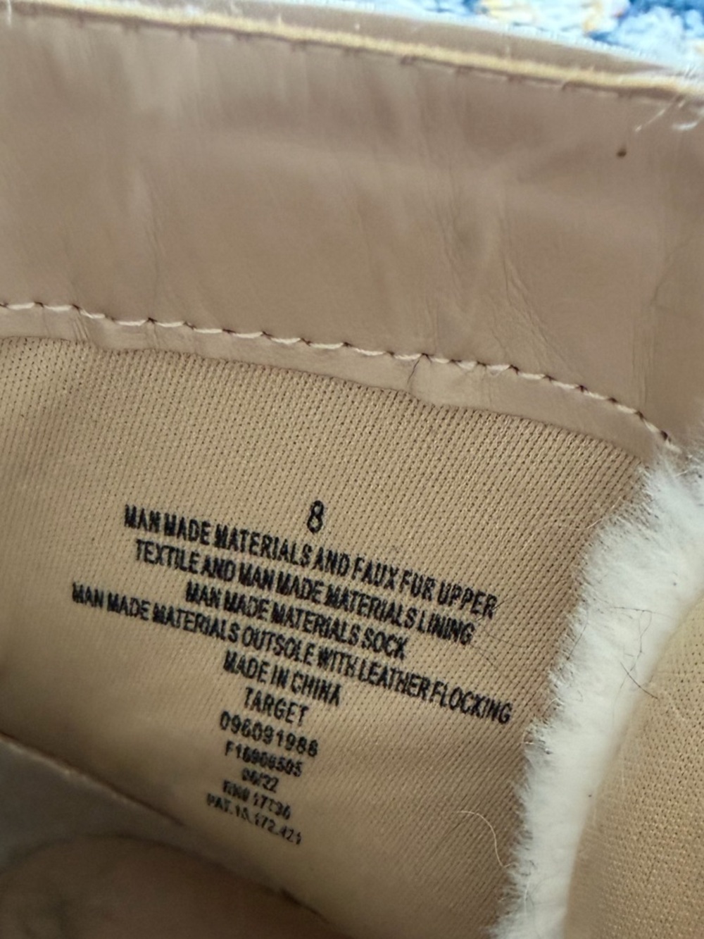 Memory Foam A New Day Leighton Taupe Women’s Hiking Boots Faux Fur NWT Size 8 - Picture 3 of 7